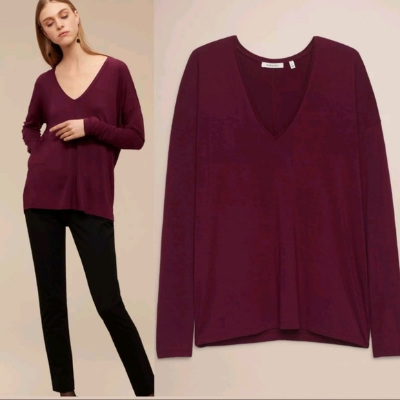 Aritzia Tops - Aritzia Babaton GARY T-Shirt Boxy Relaxed Top